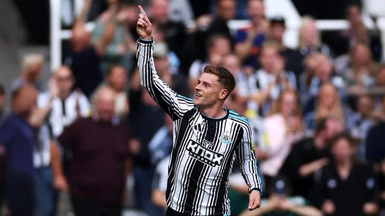 Harvey Barnes Goal Celebration Newcastle United