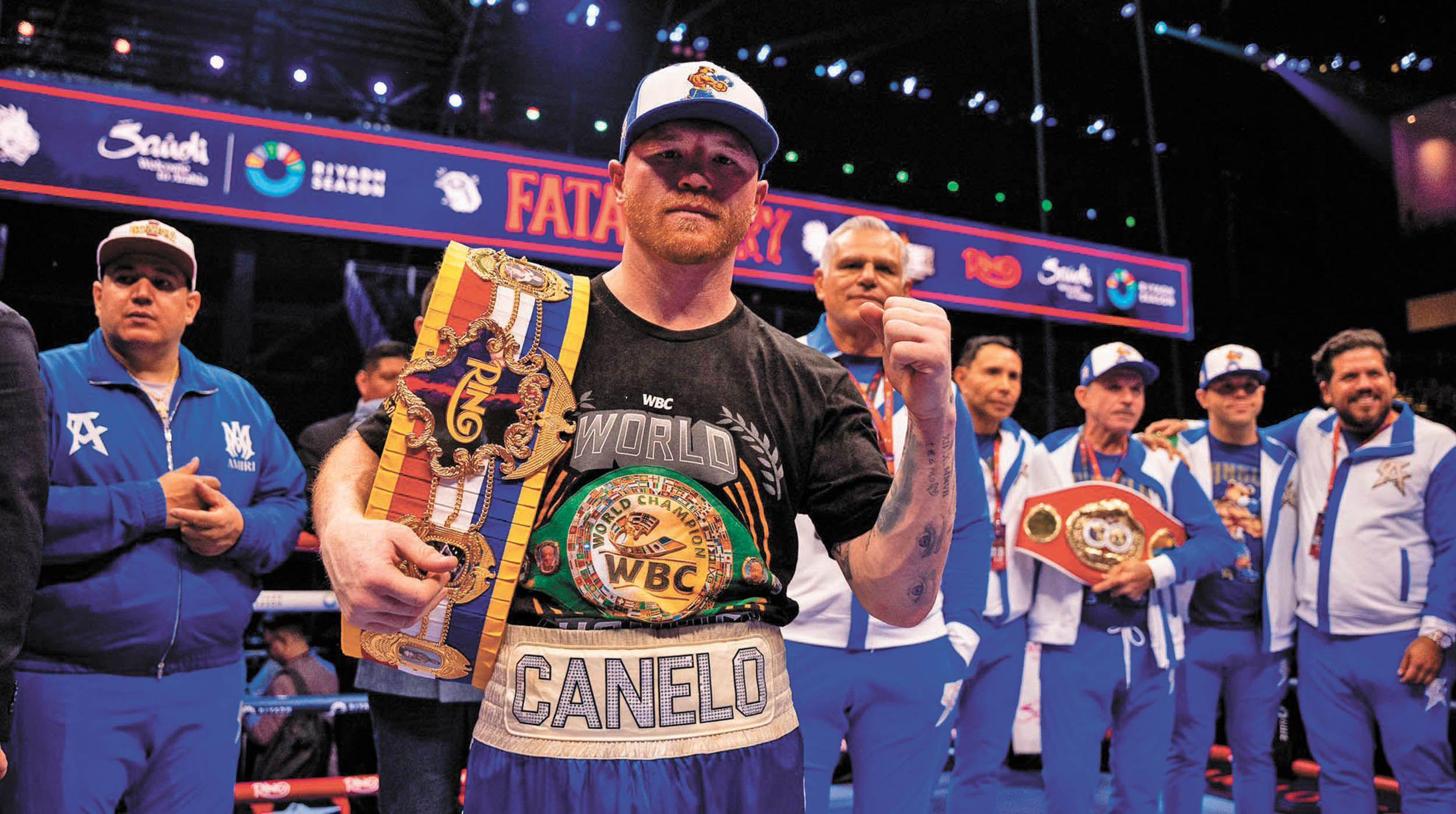 "El ambicioso plan de Canelo Álvarez: Arabia Saudita y la caza de 3 títulos supermedianos"