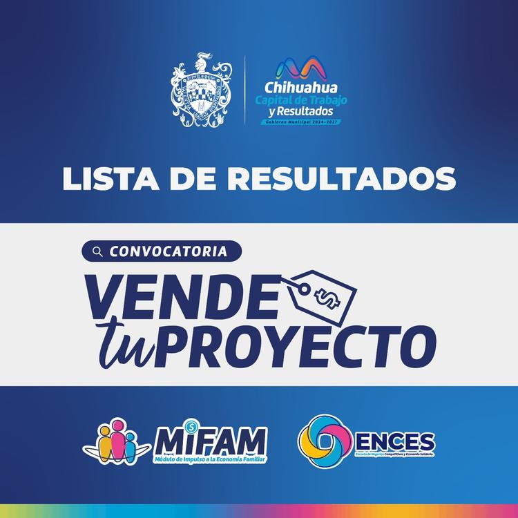 Gobierno Municipal publica resultados de la convocatoria “Vende tu Proyecto 2026”