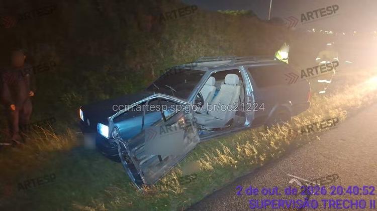 Homem morre após ser atropelado ao parar para urinar em acostamento da Bandeirantes, entre Campinas e Hortolândia