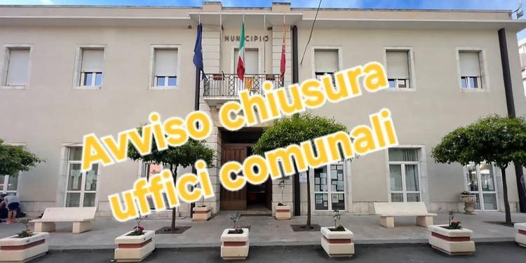 📌UFFICI COMUNALI CHIUSI 2 NOVEMBRE Il sindaco, con propria ordinanza, ha disposto la chiusura degli uffici comunali e d...