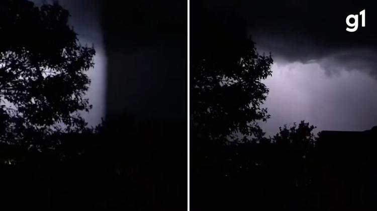 'É um tornado, meu Deus do céu': morador se assusta durante temporal no RS; VÍDEO