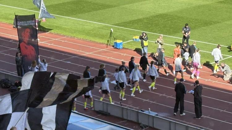 Teams Walking Out Newcastle United Women v Sheffield United September 2026 NUWFC