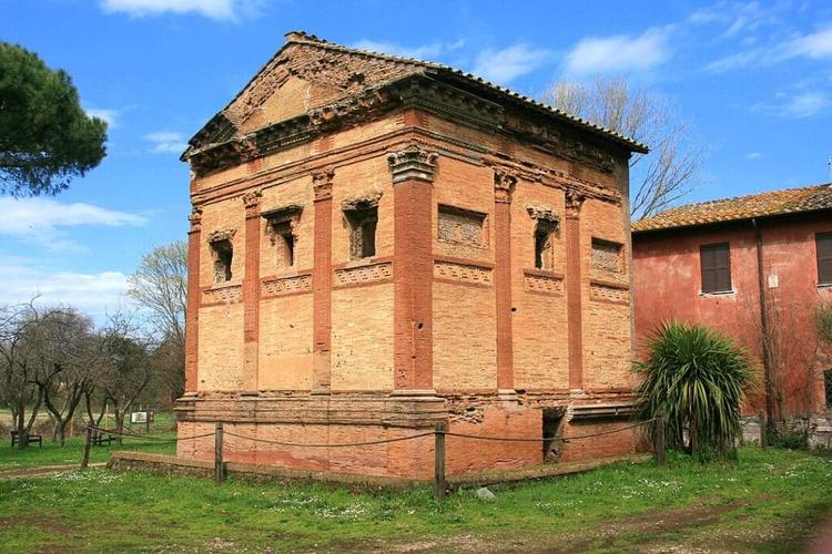 Tomb presumed to be that of Annia Regilla in Rome's Caffarella Park