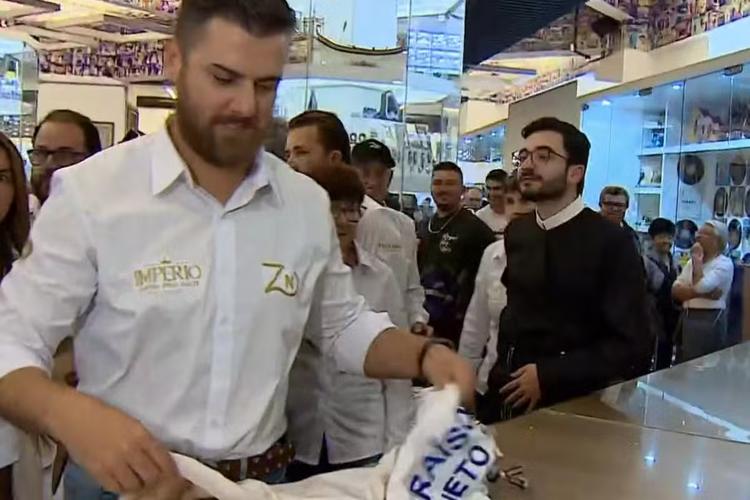 ‘Vim para agradecer’, diz Zé Neto após romaria ao Santuário de Aparecida