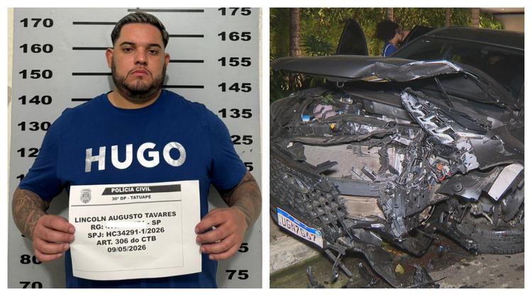 Motorista de Porsche é preso por dirigir embriagado e bater em quatro carros estacionados no Tatuapé, Zona Leste de SP