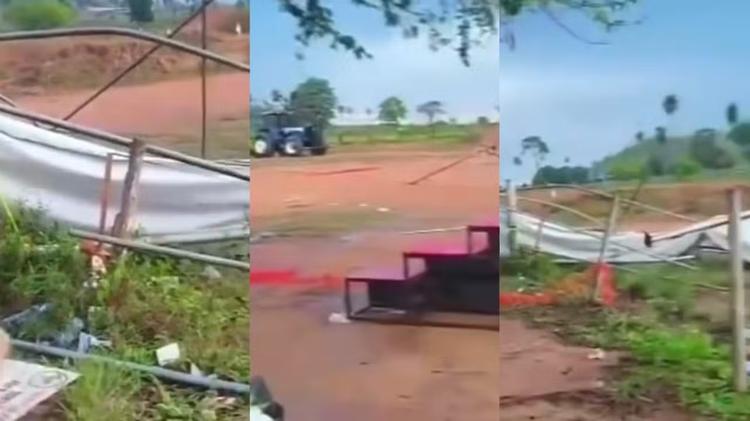 Jovem morre após ser atingido por estrutura metálica durante ventania em Parauapebas