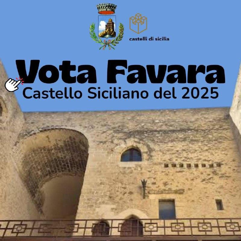 🏰 Da oggi alle 9 e fino alle 23:59 del 30 novembre sarà possibile votare il Castello Chiaramomtano di Favara come “Cast...