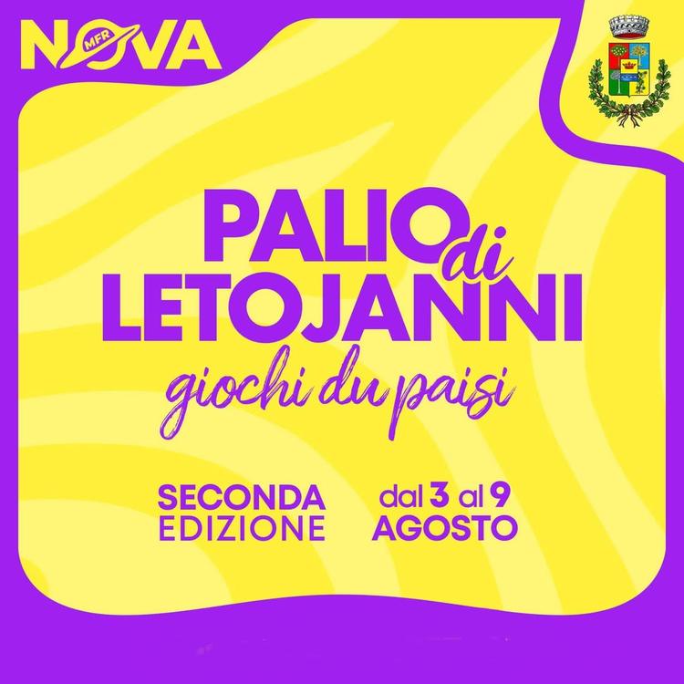 🎉🏆 CI SIAMO! TORNA IL PALIO DI LETOJANNI! 🏆🎉 La seconda edizione del Palio a squadre di Letojanni, organizzato dall'...