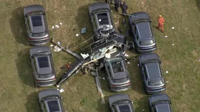 Ao menos 6 pessoas morrem no RJ após choque entre 2 helicópteros; vídeo