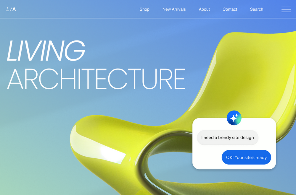 How to make a website in a vibe coding platform