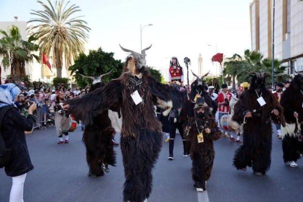 “بوجلود” يحيي أجواء ما بعد العيد بأكادير وإمنتانوت ومناطق بالحوز