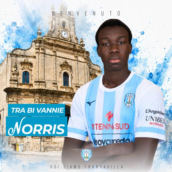 Ufficiale: la Virtus Francavilla tessera il giovane Norris