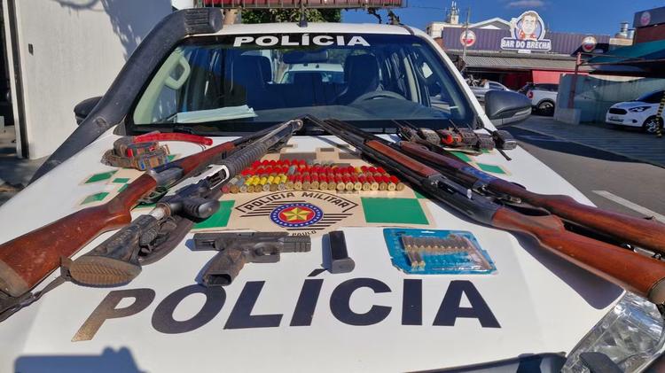 Três homens são presos por caça irregular de javalis em fazenda no interior de SP