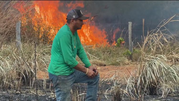 Fogo sem controle no norte de MT causa problemas de saúde e prejuízos à população