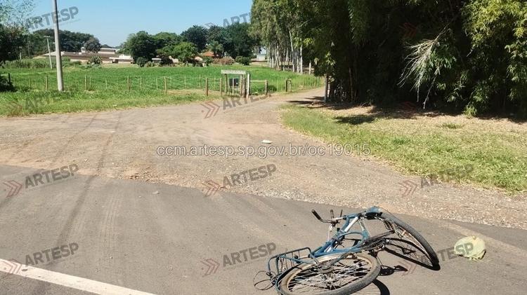 Ciclista morre após ser atropelado por caminhão em rodovia de Lupércio
