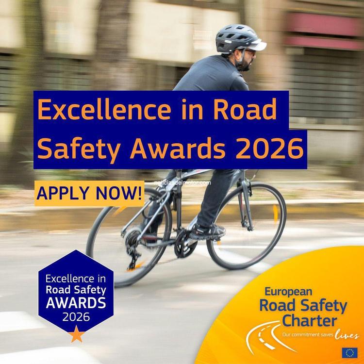 NUEVA CONVOCATORIA DE LOS PREMIOS EUROPEOS A LA EXCELENCIA EN SEGURIDAD VIAL 2026 IMPULSADOS POR EUROPEAN ROAD SAFETY CHARTER