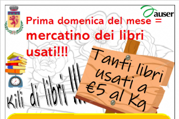 5 luglio 2026: mercatino "Kili di libri!!!"