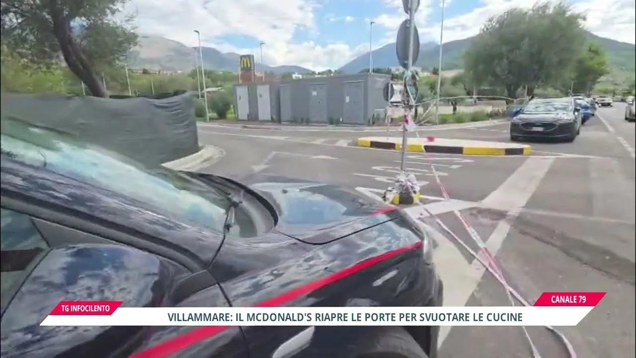 Villammare: il McDonald’s riapre, ma solo per svuotare le cucine