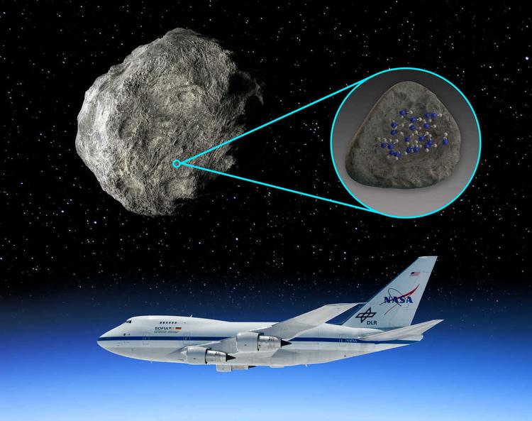 Erstmals Wasser auf einem Asteroiden nachgewiesen
