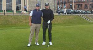 Mateo Pulcini y Segundo Oliva Pinto compiten en el prestigioso St Andrews Links Trophy
