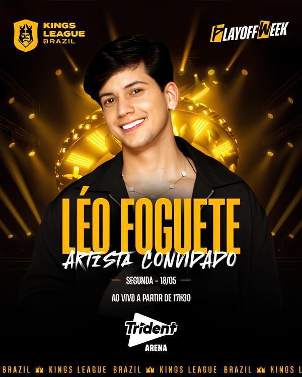 Léo Foguete é a grande atração da final do 2º Split da Kings League Brazil