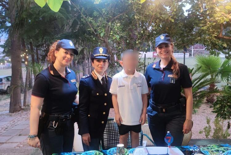 Lucera, la sorpresa della Polizia di Stato al piccolo Gabriel