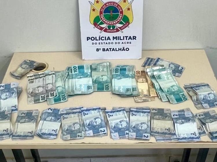 Trabalhador suspeito de furtar mais de R$ 5 mil do patrão é preso com dinheiro na cueca no Acre