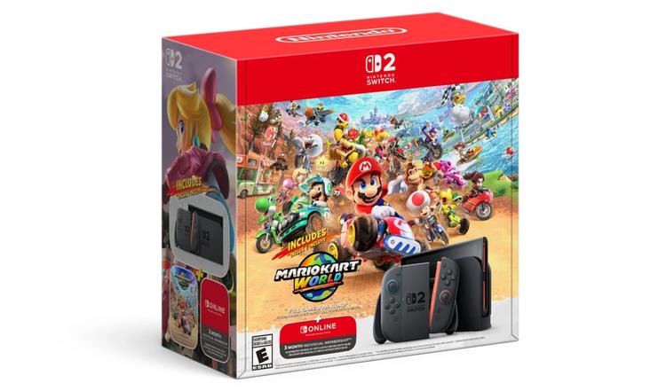 packaging for the nintendo switch 2 mario kart world bundle