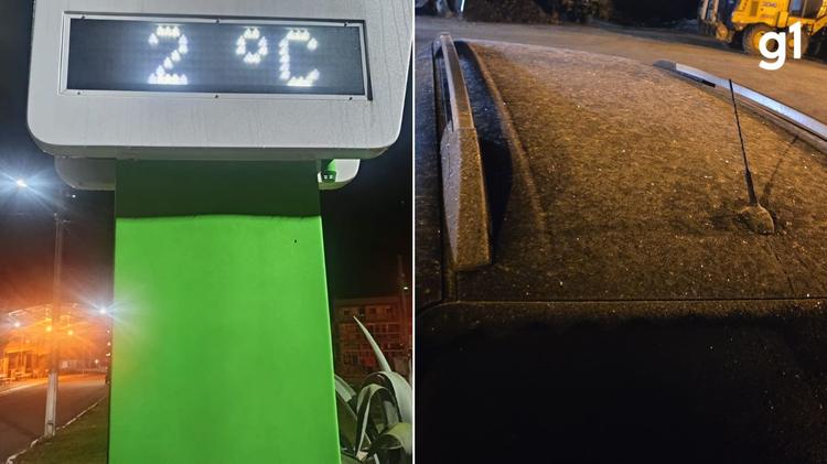 VÍDEO: Geada e mínimas abaixo de 10°C marcam o amanhecer mais frio de 2026 no RS