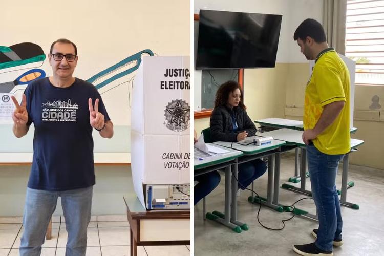 Eleições 2026: Anderson Farias (PSD) e Sérgio Victor (Novo) votam durante a manhã no 2º turno