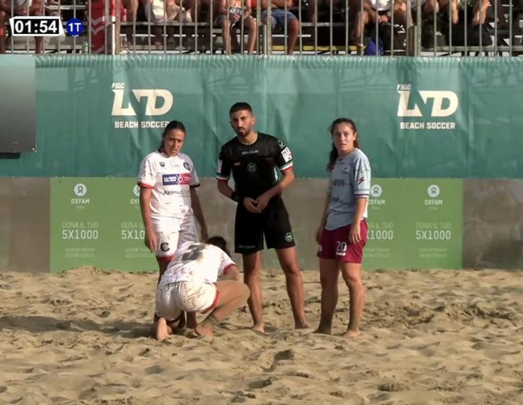 Supercoppa di Beach Soccer Femminile: l’arbitro cilentano Vincenzo Marra dirige la finalissima ad Anzio