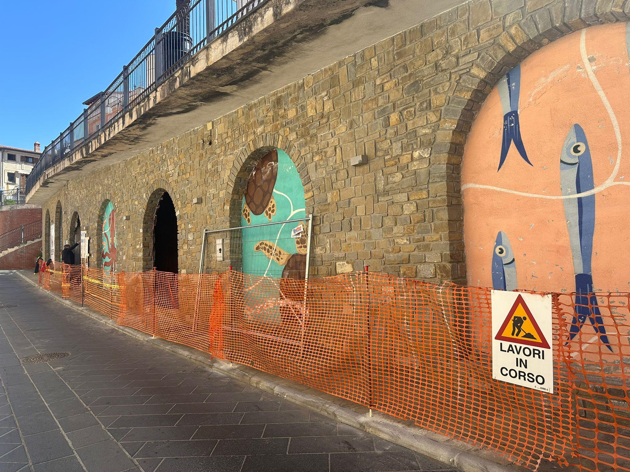 Castellabate: i locali in Via Landi a Santa Maria si rifanno il look, al via i lavori di riqualificazione