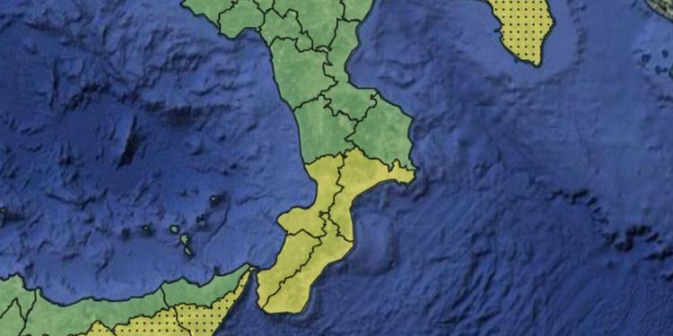 Calabria, allerta gialla martedì: possibili nubifragi in quattro zone
