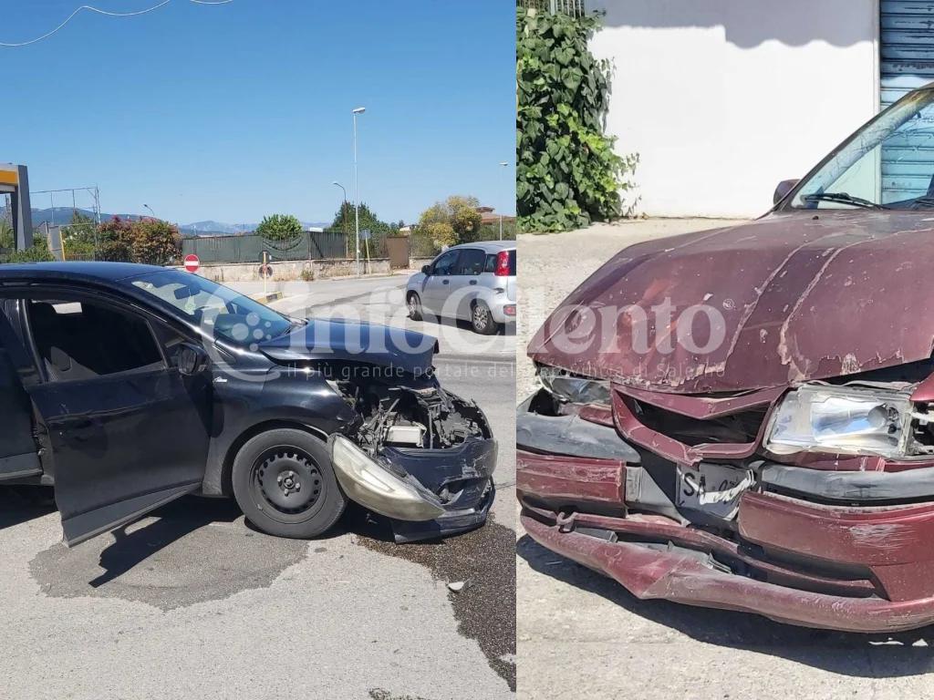 Incidente stradale a Eboli in via Cupe: scontro frontale con quattro feriti, coinvolti due bambini