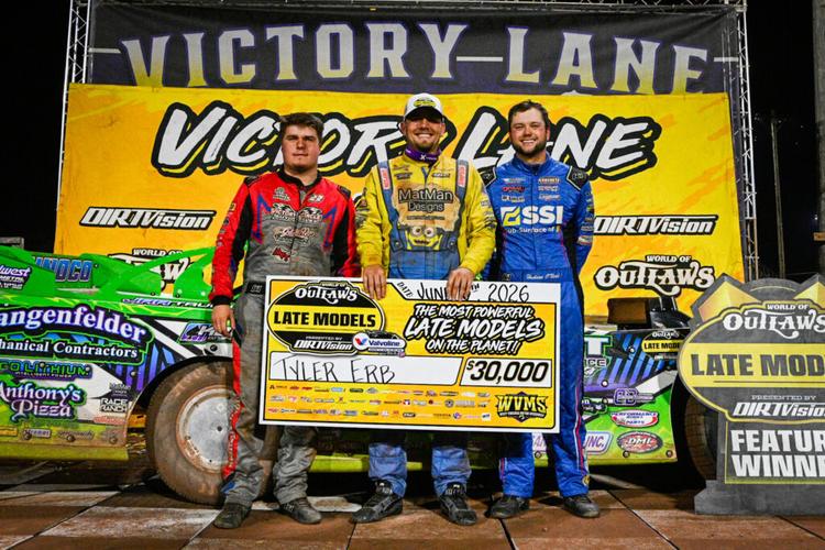 West Virginia Saturday podium