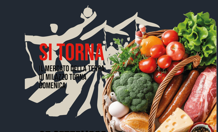 Milazzo, domenica 27 settembre riparte il Mercato della terra di Slowfood