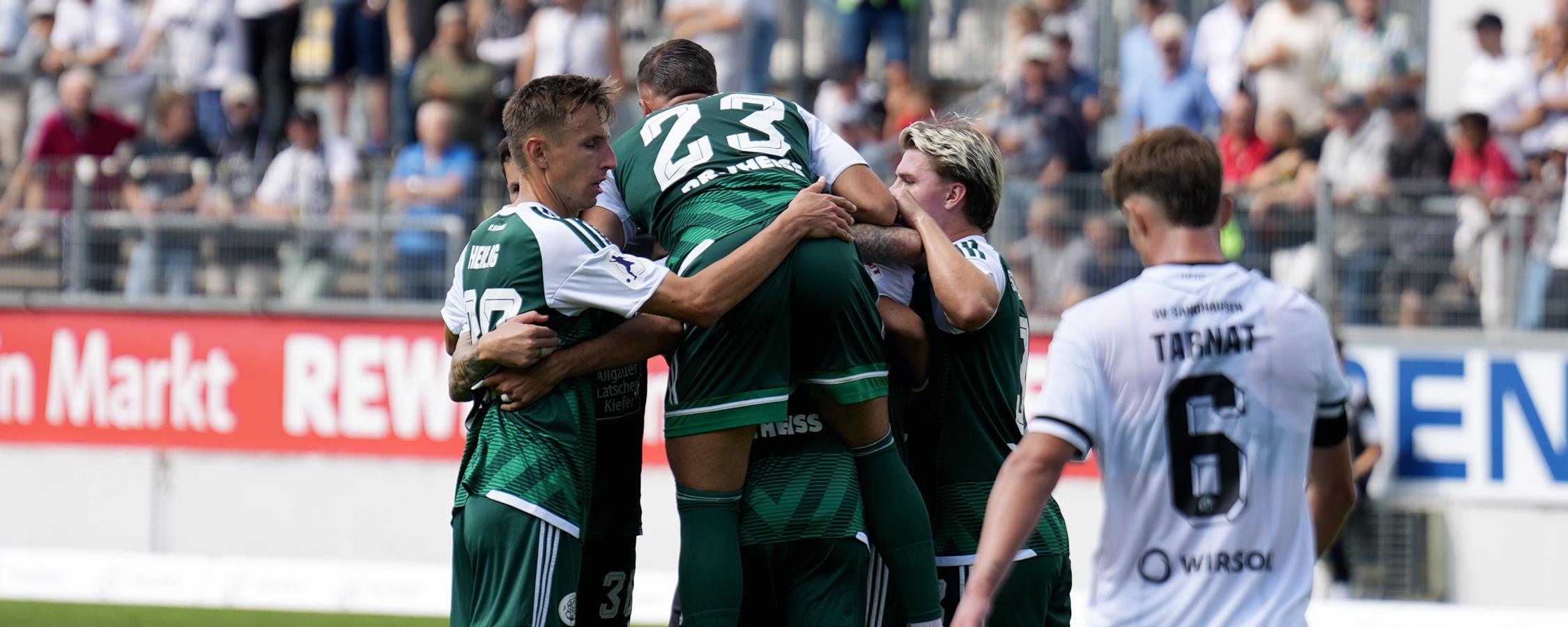 3:1-Auswärtserfolg beim SV Sandhausen