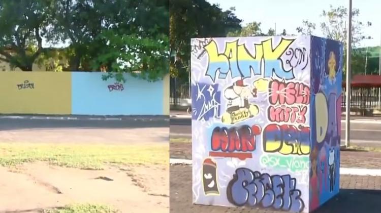Pintura de 260 metros reúne mais de 20 grafiteiros em Teresina; veja programação do Festival Retalho