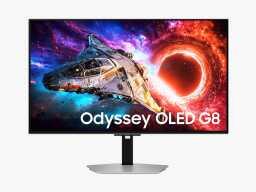 the Samsung 32-inch Odyssey OLED G8 G80SH 4K Gaming Monitor