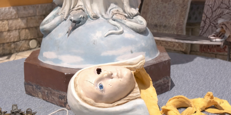 Tre statue di santi decapitate in pochi giorni, choc a Frosinone