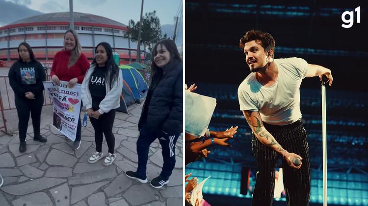 Vale tudo pelo 'Meteoro': fãs enfrentam mais de uma semana de fila por show histórico de Luan Santana em Porto Alegre
