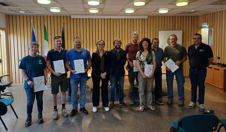 AOSTA – Corso per “Manutentore del verde”: consegnati gli attestati