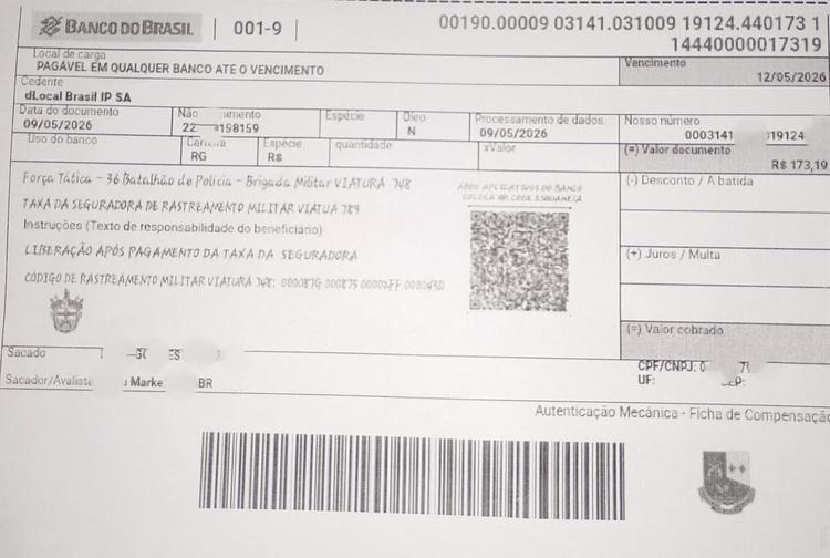 36º BPM alerta para tentativa de golpe utilizando nome da Brigada Militar em Farroupilha