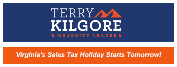 Virginia's Sales Tax Holiday Returns this Weekend