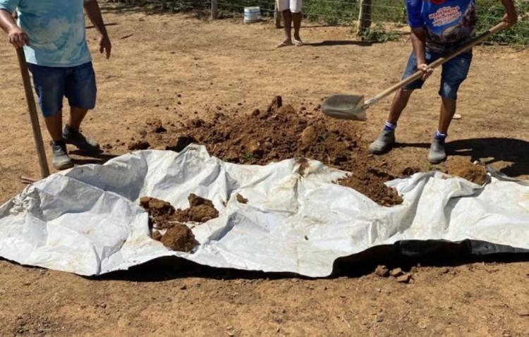 Ossada humana é encontrada em propriedade rural de Frei Paulo; filhos confessaram o crime