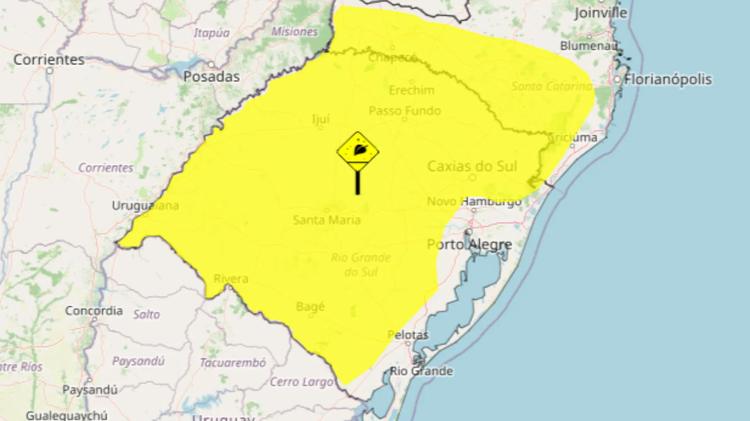 Rio Grande do Sul tem mais um dia com mínimas negativas; veja previsão