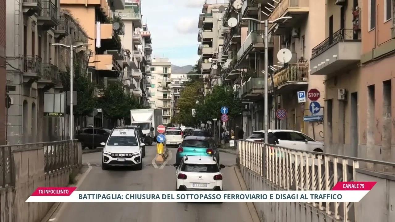 Caos traffico a Battipaglia: tre giorni di lavori e strade chiuse in centro