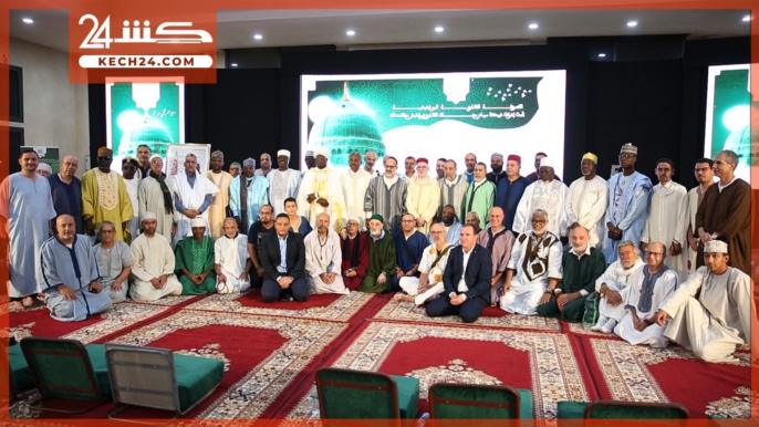 بالڤيديو: فعاليات مجالس الانوار للطريقة القادرية البودشيشية تصل ذروتها بمناسبة المولد النبوي