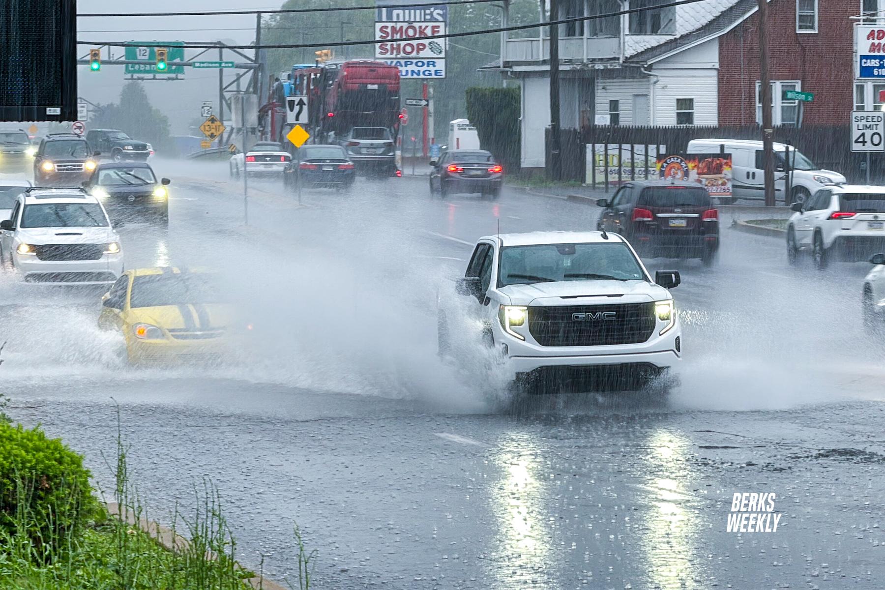 Flood Watch issued for Berks County as heavy rain threatens flash flooding Tuesday into Wednesday